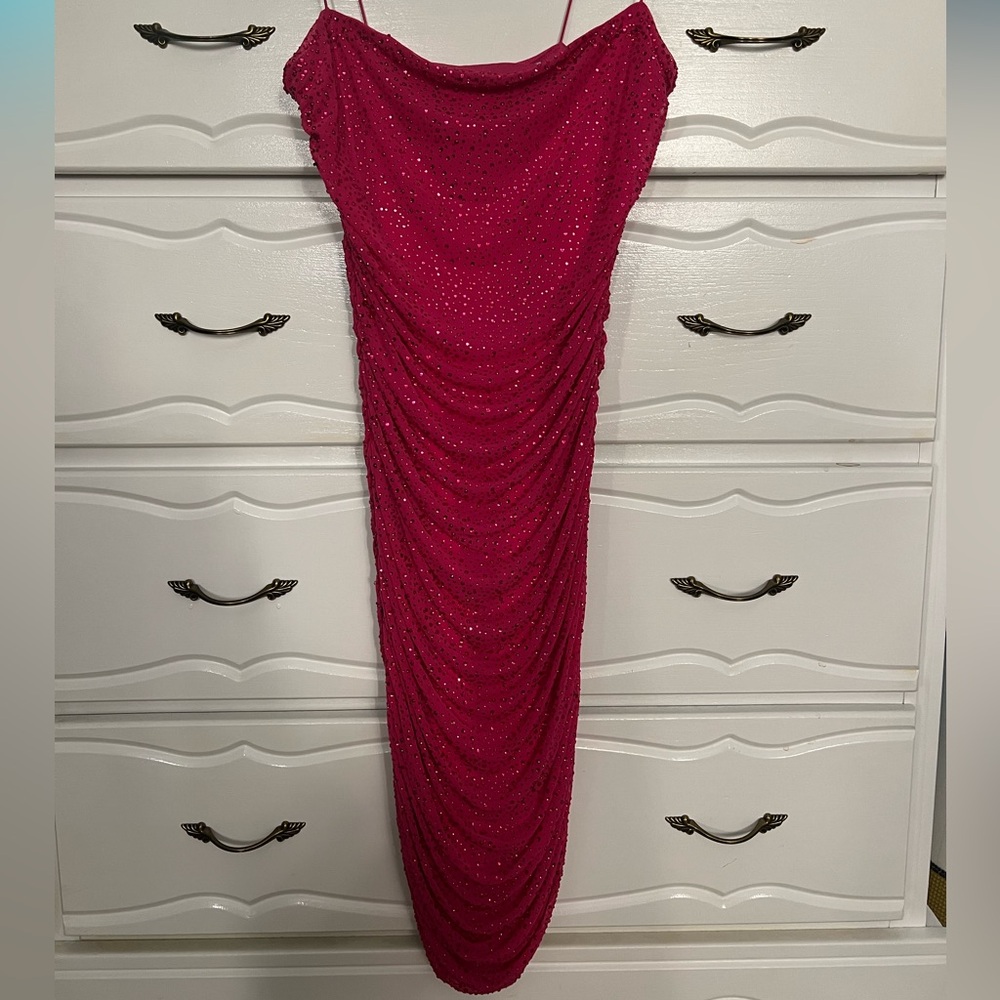 Hot Pink Mini Dress